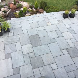 Kandla Grey Indian Sandstone Patio Packs Riven