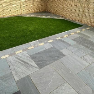 Raj Green sawn & honed Indian Sandstone Patio Packs - Image 3