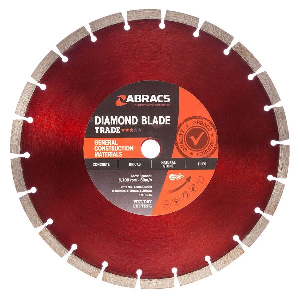 Abracs 12" (300mm) Trade General Purpose Stihl Saw Diamond Blade