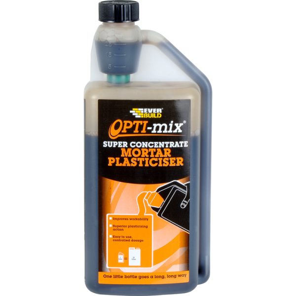Everbuild Opti-Mix Super Concentrate Mortar Plasticiser 1L