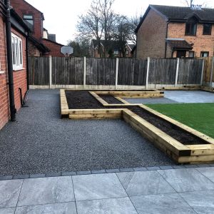 Softwood Timber Sleepers Green 250x125x2400mm
