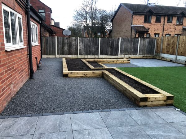 Softwood Timber Sleepers Green 250x125x2400mm