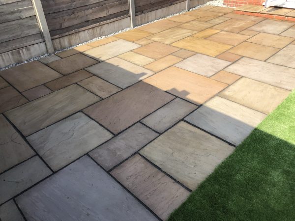 Autumn Brown Indian Sandstone Patio Packs Riven - Image 6