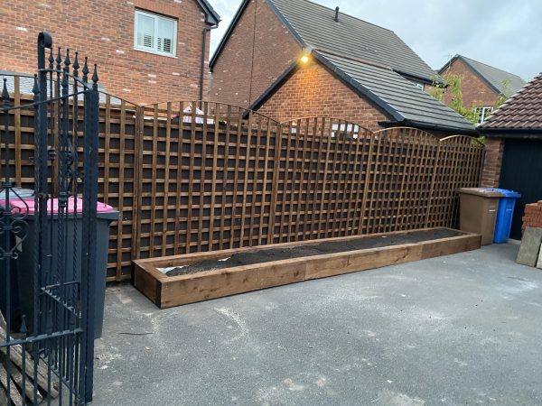 Softwood Timber Sleepers Brown 250x125x2400mm