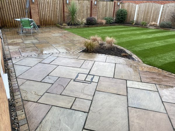 Autumn Brown Indian Sandstone Patio Packs Riven - Image 5