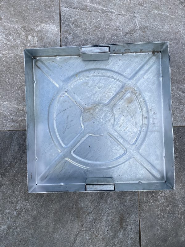 Galvanized recessed manhole cover 450x450mm