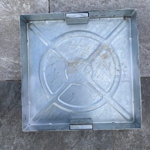 Galvanized recessed manhole cover 450x450mm