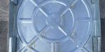Galvanized recessed manhole cover 600x600 mm