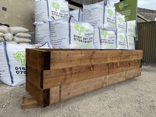 Softwood Timber Sleepers Brown 200x75x2400mm