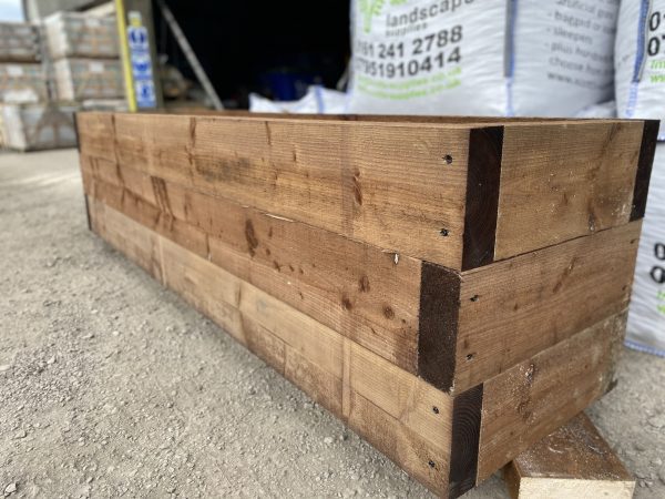 Softwood Timber Sleepers Brown 200x75x2400mm - Image 3