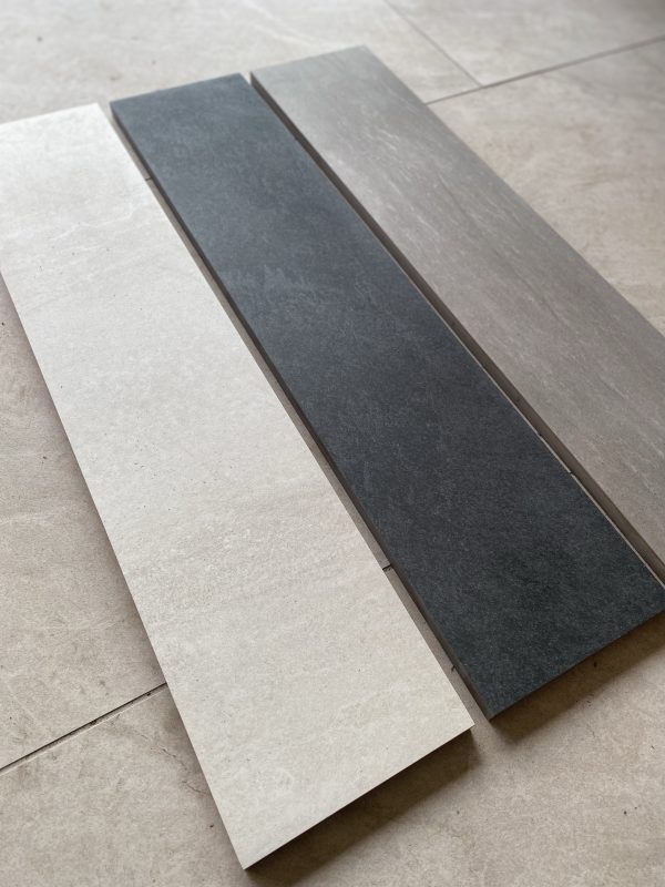 Graphite Porcelain plank 200x900x20mm