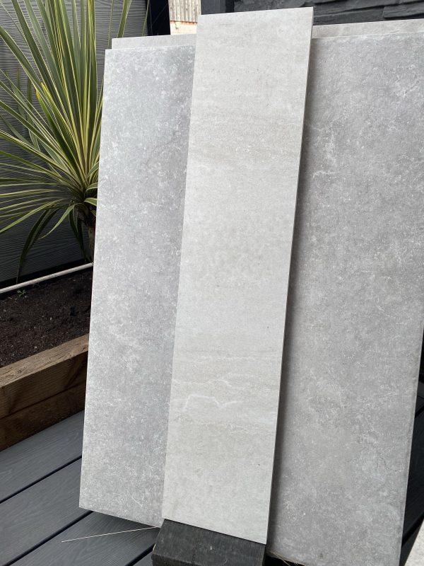 Storm White Porcelain plank 195x900x20mm - Image 3