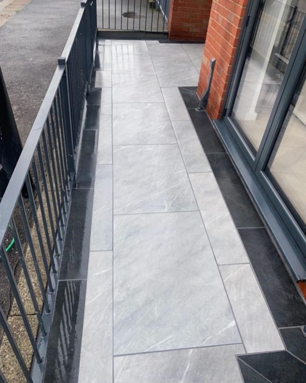 Graphite Porcelain plank 150x1200x20mm