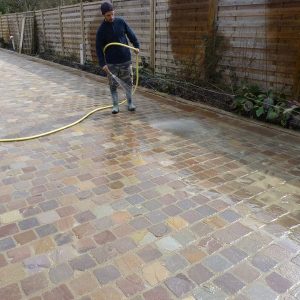 Autumn Brown 100 x 200 mm Cobble Sets Riven