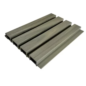 Mocha Brown Slatted Wall Cladding