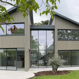 Mocha Brown Slatted Wall Cladding - Image 2