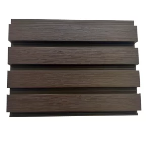Chocolate Slatted Wall Cladding