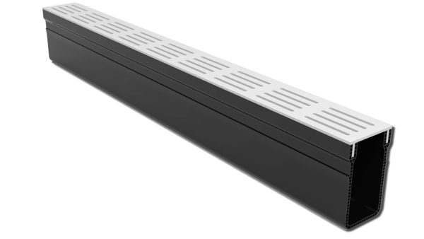 Silver Aluminum Threshold drains