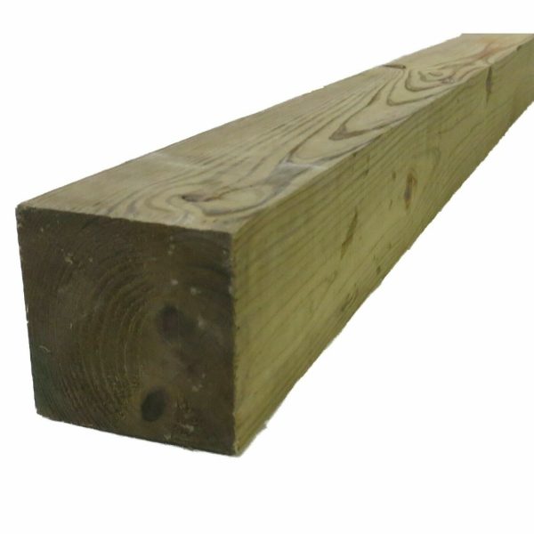 100x100 Green Timber Posts