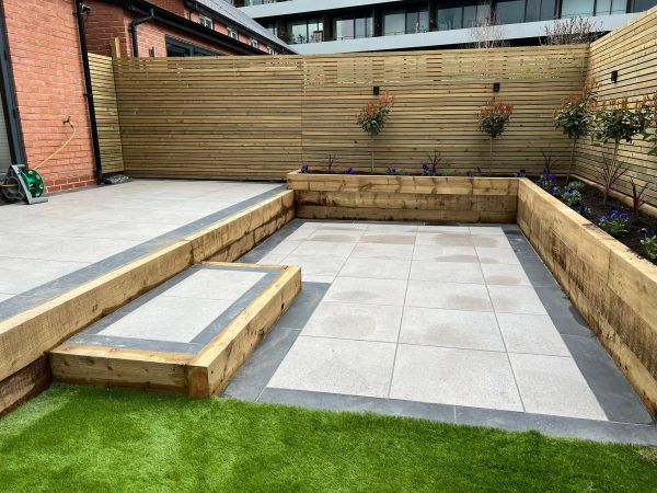 Softwood Timber Sleepers Green 200x100x2400mm