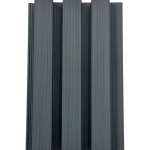 Slate Grey Square Slatted Wall Cladding