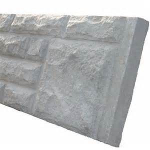 12" Rock Face Concrete Base Panel
