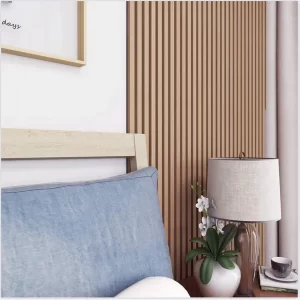 Walnut Acoustic Internal Wall Panel - 240/300x60cm - Image 2