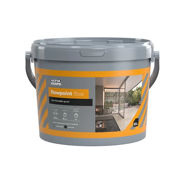 Ultra Scape Flowpoint Fine Flowable Rapid Setting External Grout 20kg Natural Grey