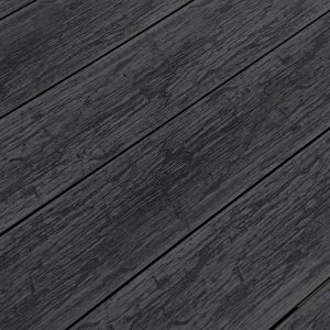 Dark Grey Wide Woodgrain Board 3.66m - Image 2