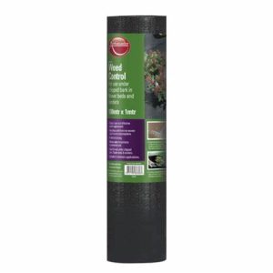 Black weed control fabric