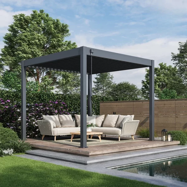 Aluminium Pergola 3m x 3m - Image 3